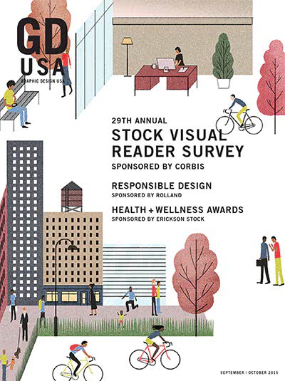 专业平面设计杂志订阅电子版PDF 美国《Graphic Design USA》【2015年汇总6期】