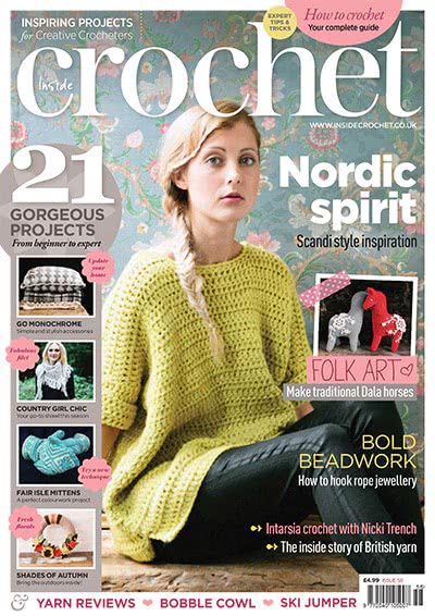 钩针编织手工杂志订阅电子版PDF 英国《Inside Crochet》【2009-2015年汇总37期】