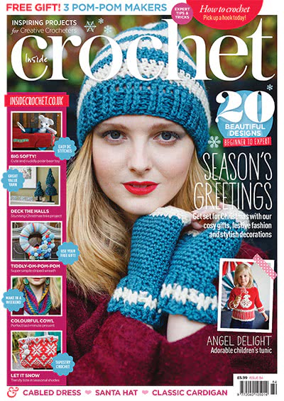 钩针编织手工杂志订阅电子版PDF 英国《Inside Crochet》【2016年汇总11期】