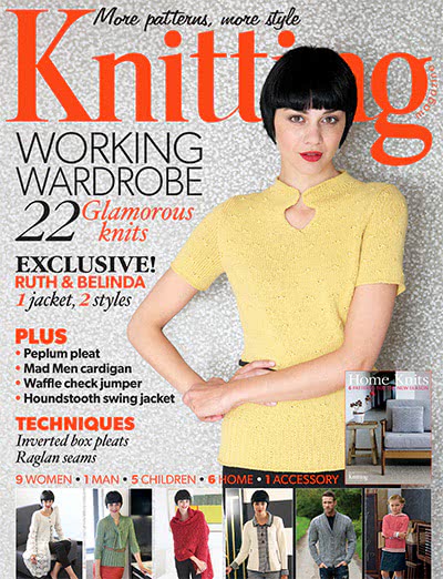 服饰编织手工杂志订阅电子版PDF 英国《knitting》【2013年汇总12期】