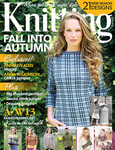 服饰编织手工杂志订阅电子版PDF 英国《knitting》【2013年汇总12期】