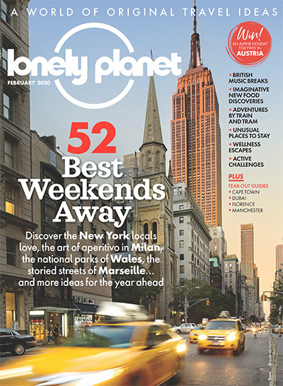 专业旅游杂志订阅电子版PDF 英国《Lonely Planet》【2020年汇总6期】