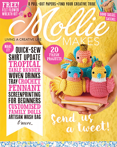 创意手作艺术杂志订阅英国《Mollie Makes》电子版PDF高清【2017年汇总15期】