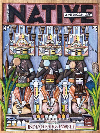 艺术行业杂志订阅电子版PDF 美国《Native American Art》【2020年汇总5期】