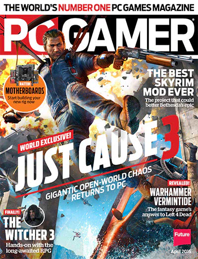 电脑游戏杂志订阅电子版PDF 美国《PC Gamer》【2015年汇总13期】