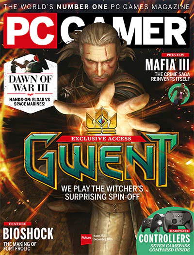 电脑游戏杂志订阅电子版PDF 美国《PC Gamer》【2016年汇总13期】