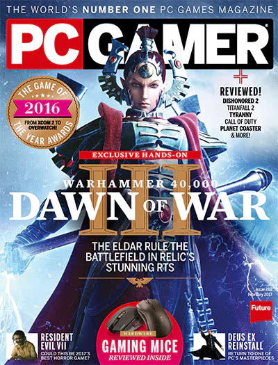 电脑游戏杂志订阅电子版PDF 美国《PC Gamer》【2017年汇总13期】