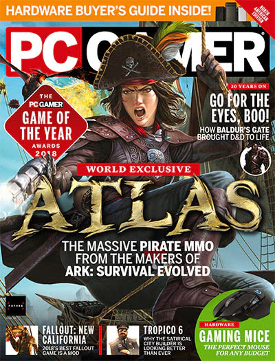 电脑游戏杂志订阅电子版PDF 美国《PC Gamer》【2019年汇总13期】