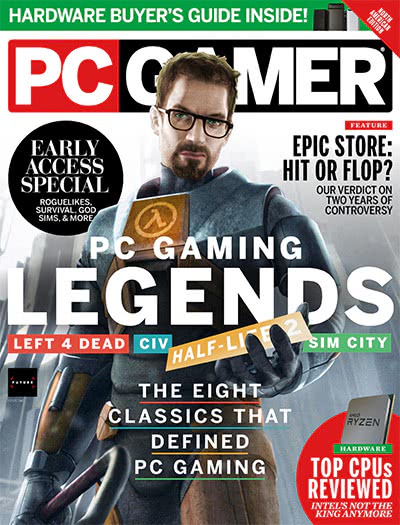 电脑游戏杂志订阅电子版PDF 美国《PC Gamer》【2021年汇总12期】