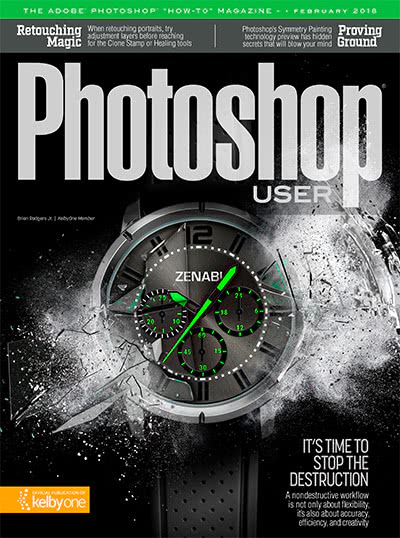 Photoshop数码技术艺术杂志订阅电子版PDF 美国《Photoshop User》【2018年汇总2期】