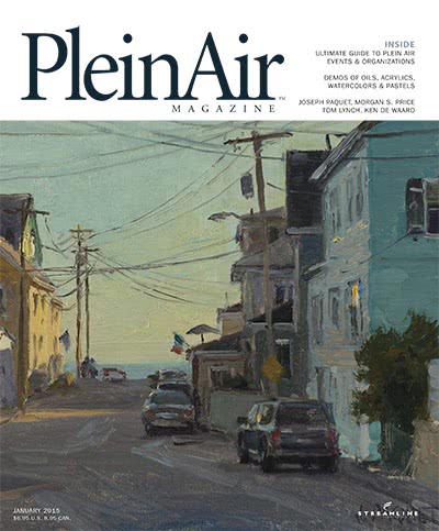 风景画艺术杂志订阅电子版PDF 美国《PleinAir》【2015年汇总6期】