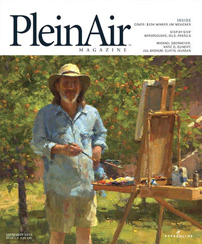 风景画艺术杂志订阅电子版PDF 美国《PleinAir》【2015年汇总6期】