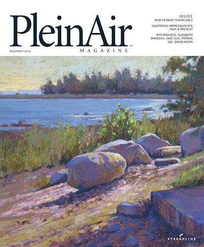 风景画艺术杂志订阅电子版PDF 美国《PleinAir》【2016年汇总6期】
