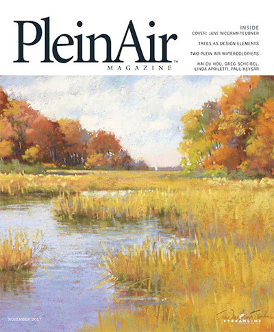 风景画艺术杂志订阅电子版PDF 美国《PleinAir》【2017年汇总6期】