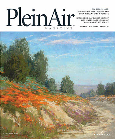 风景画艺术杂志订阅电子版PDF 美国《PleinAir》【2019年汇总6期】