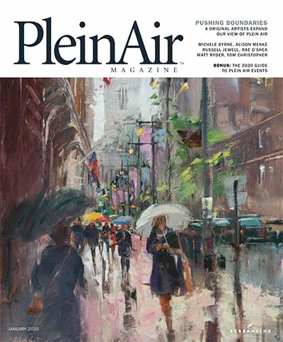 风景画艺术杂志订阅电子版PDF 美国《PleinAir》【2020年汇总6期】