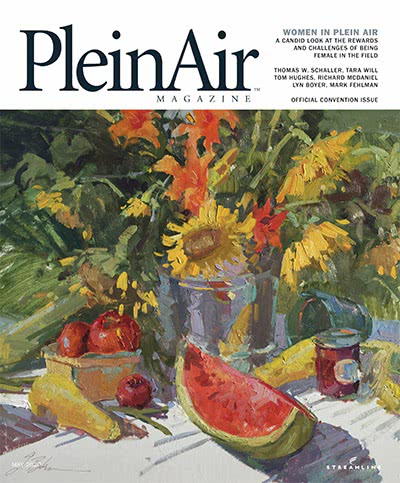 风景画艺术杂志订阅电子版PDF 美国《PleinAir》【2020年汇总6期】