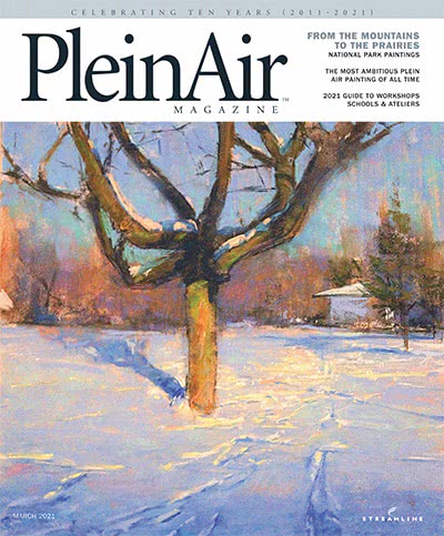 风景画艺术杂志订阅电子版PDF 美国《PleinAir》【2021年汇总6期】