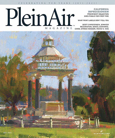 风景画艺术杂志订阅电子版PDF 美国《PleinAir》【2021年汇总6期】