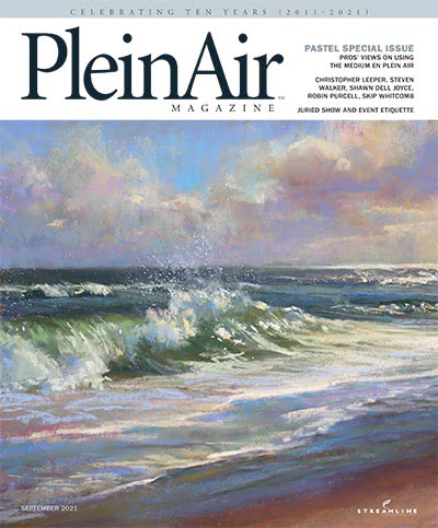 风景画艺术杂志订阅电子版PDF 美国《PleinAir》【2021年汇总6期】