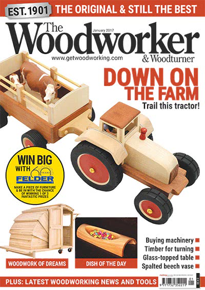 权威木工杂志订阅电子版PDF 英国《The Woodworker》【2017年汇总13期】