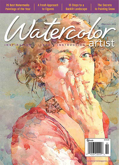 水彩画杂志订阅电子版PDF 美国《Watercolor Artist》【2014年汇总5期】