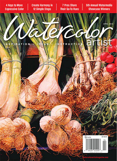 水彩画杂志订阅电子版PDF 美国《Watercolor Artist》【2014年汇总5期】