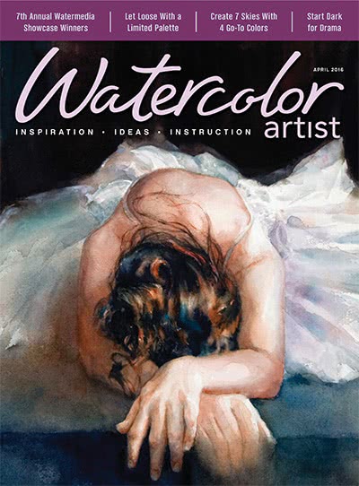 水彩画杂志订阅电子版PDF 美国《Watercolor Artist》【2016年汇总6期】