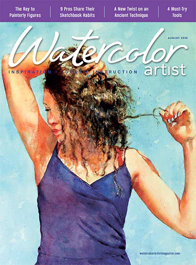 水彩画杂志订阅电子版PDF 美国《Watercolor Artist》【2016年汇总6期】