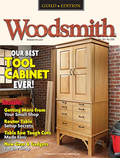 实用木工杂志订阅电子版PDF 美国《Woodsmith》【2017年汇总6期】