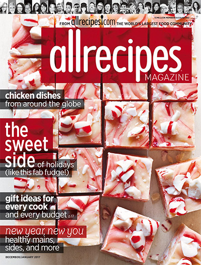 在线美食杂志订阅电子版PDF 美国《Allrecipes》【2016年汇总7期】