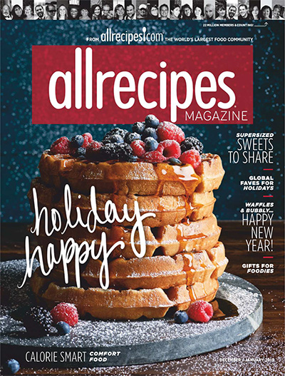 在线美食杂志订阅电子版PDF 美国《Allrecipes》【2018年汇总6期】