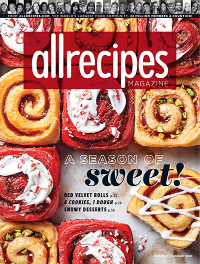 在线美食杂志订阅电子版PDF 美国《Allrecipes》【2019年汇总6期】