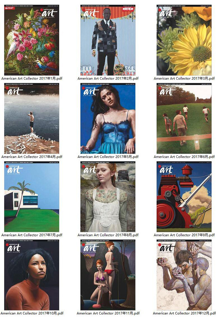 美国艺术收藏家《American Art Collector》杂志PDF电子版【2017年合集12期】