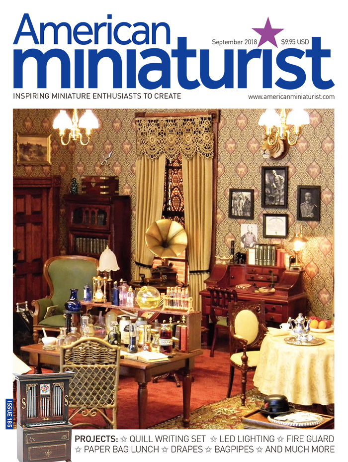 微型手作杂志订阅美国《American Miniaturist》高清PDF电子版【2016年7月刊免费下载】