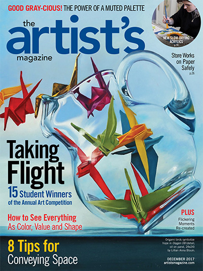 绘画艺术杂志订阅电子版PDF 美国《The Artists Magazine》【2017年汇总10期】