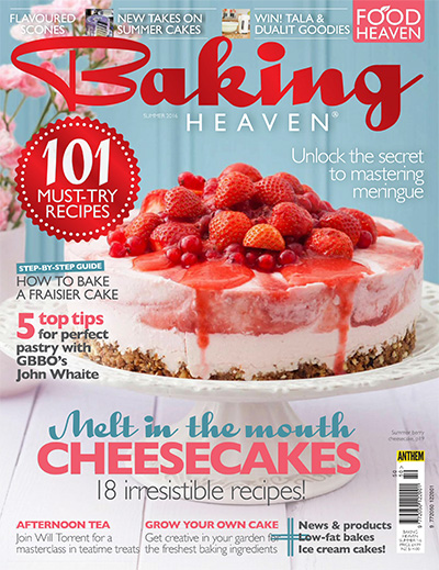 糕点烘焙杂志订阅电子版PDF 英国《Baking Heaven》【2016年汇总7期】