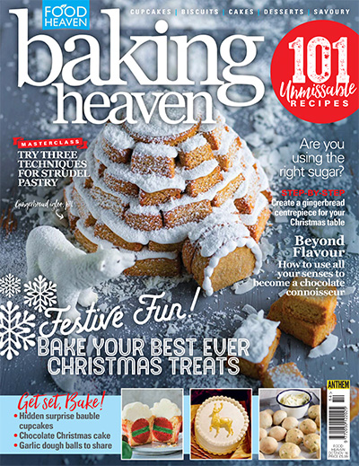 糕点烘焙杂志订阅电子版PDF 英国《Baking Heaven》【2016年汇总7期】