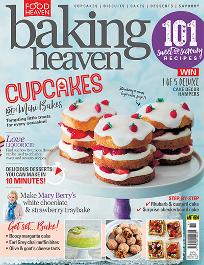 糕点烘焙杂志订阅电子版PDF 英国《Baking Heaven》【2018年汇总6期】