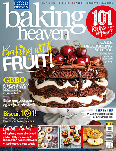 糕点烘焙杂志订阅电子版PDF 英国《Baking Heaven》【2019年汇总9期】