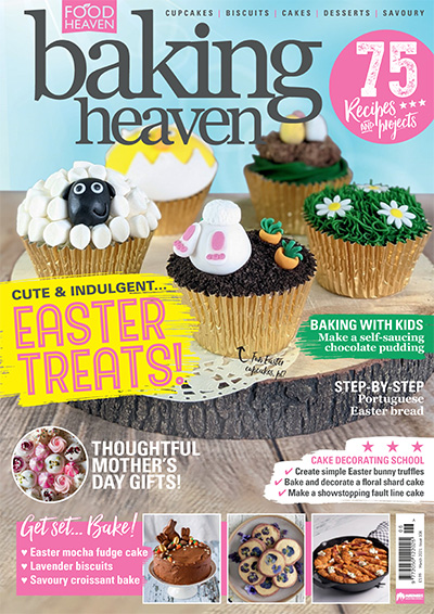 糕点烘焙杂志订阅电子版PDF 英国《Baking Heaven》【2021年汇总13期】