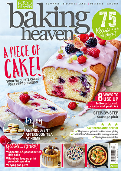 糕点烘焙杂志订阅电子版PDF 英国《Baking Heaven》【2021年汇总13期】