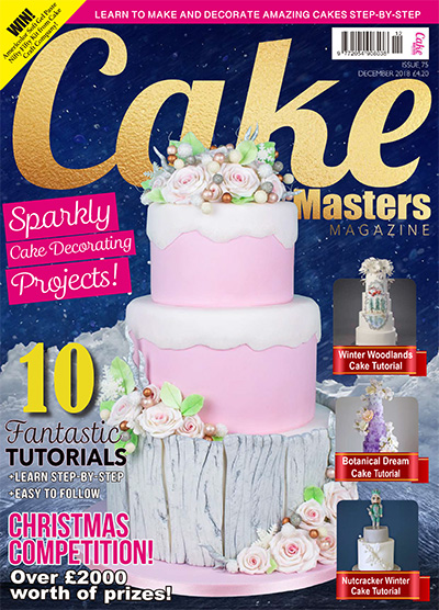 世界蛋糕美食杂志订阅电子版PDF 英国《Cake Masters》【2018年汇总12期】