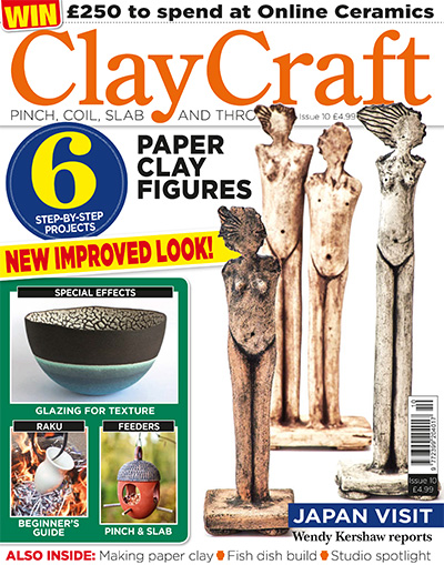 陶艺手作杂志订阅英国《ClayCraft》高清PDF电子版【2017年汇总9期】