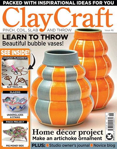 陶艺手作杂志订阅英国《ClayCraft》高清PDF电子版【2020年汇总12期】