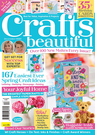 纸艺手工杂志订阅电子版PDF 英国《Crafts Beautiful》【2020年汇总13期】