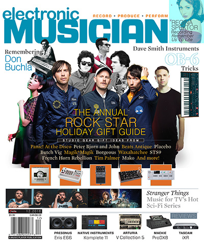 电子音乐杂志订阅电子版PDF 美国《Electronic Musician》【2016年汇总10期】