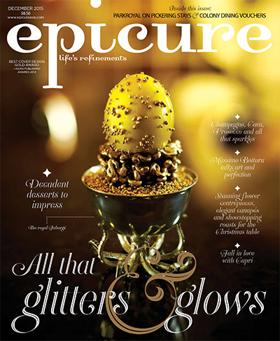 大厨美食杂志订阅电子版PDF 新加坡《epicure》【2015年汇总9期】