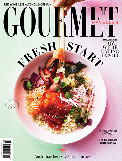 顶级美食杂志订阅电子版PDF 澳大利亚《Gourmet Traveller》【2018年汇总11期】