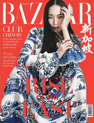 新加坡时尚芭莎杂志订阅《Harpers Bazaar》电子版PDF高清【2017年汇总11期】